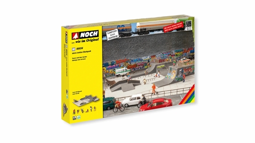 Noch 66834 Micro-Motion Skatepark, Lasercut, H0