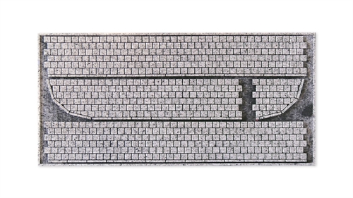 Noch 60342 Strukturpflaster "Kopfsteinpflaster" 2,4 cm breit, Gesamtlänge 83 cm, H0