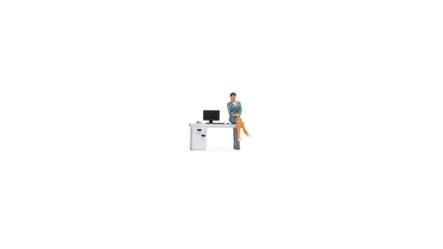 Noch 16517 Kleine Szenen, Im Büro, H0