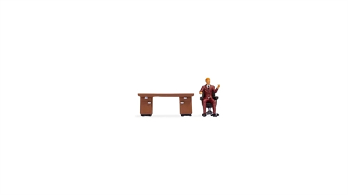 Noch 16518 Kleine Szenen, Im Büro, H0