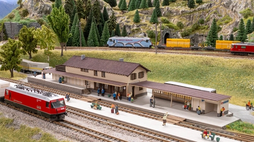 Noch 66005 Perron Bergün, LaserCut, H0
