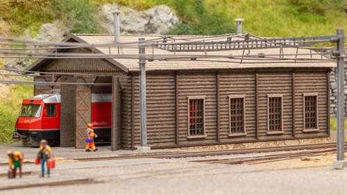 Noch 63025 Doppelausgabe „Bergruine“, Karton und 3D-Druckteile, Spur N