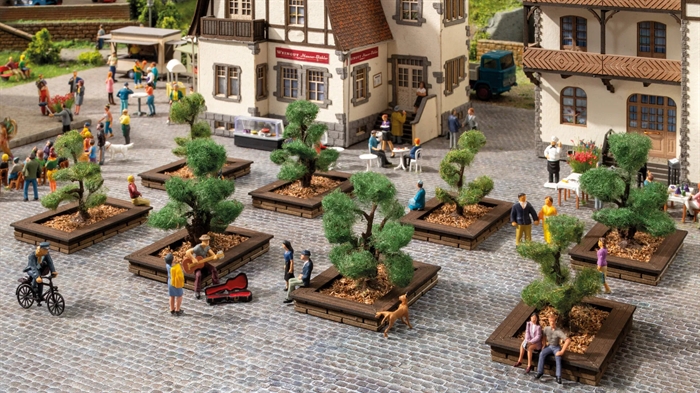 Noch 21546 Bonsai-Bäume, 12 Stück, ca. 4-5 cm hoch, H0, TT, N