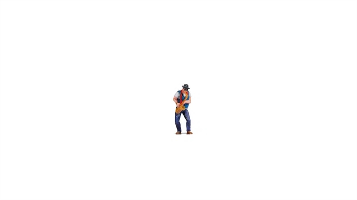 Noch 10412 Saxophonist, 3D-gedruckt, H0