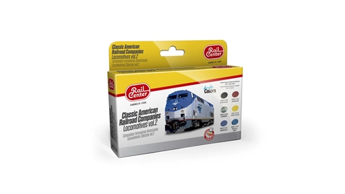 Ammo By MIG 4601008 Amerikanische Eisenbahngesellschaften, Farbset 2