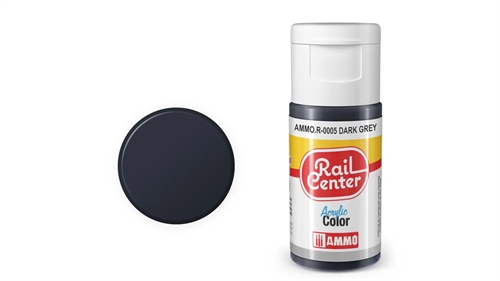 Ammo R0005 Dunkelgrau, matt, 20 ml