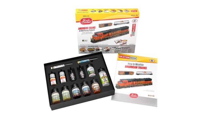 Ammo 4601201 Amerikanische Lokomotiven, Wetter und Alter, Patinierungsset