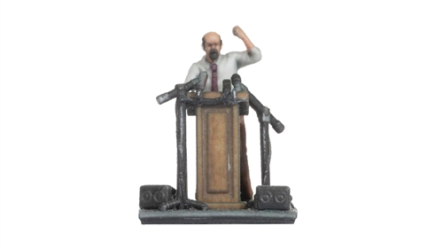 Noch 10025 Rednerpult, Einzelfigur, H0