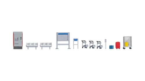 Noch 14827 Bahnsteigzubehör, H0