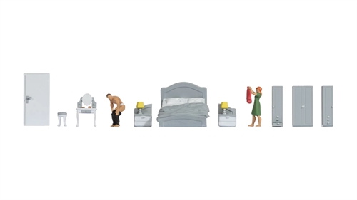  Noch 16287 Figuren Themenwelt "Schlafzimmer", H0