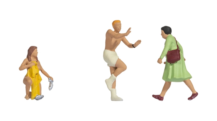 Noch 16601 Lustige Szenen "Im Schlafzimmer" H0