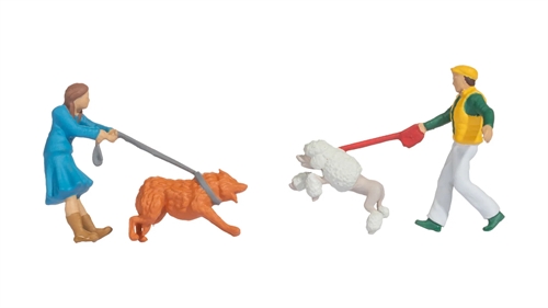 Noch 16602 Lustige Szenen "Hundetreffen" H0
