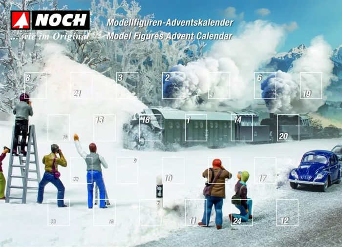 Noch 44998 Figur adventskalender 2025, Spur Z