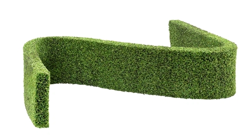 Noch 21518 Hecke, hellgrün, 4 cm hoch, 2 Stück à 50 cm Länge