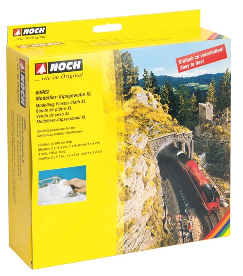 Noch 60982 Modelliergipsrollen, 4 Stück a 300 cm