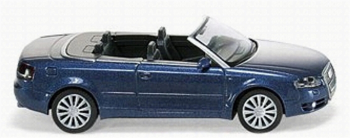 Wiking 1320230 Audi A4 Cabriolet, Metallicblau, H0