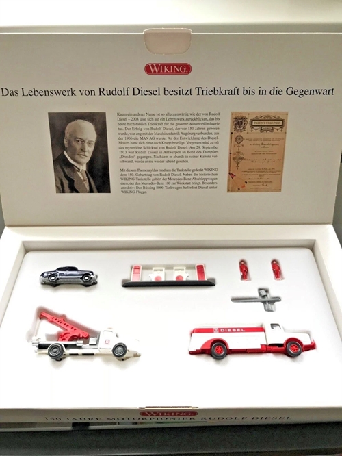 Wiking 09905950 150 Years Motorpionier Rudolf Diesel Truck Mercedes