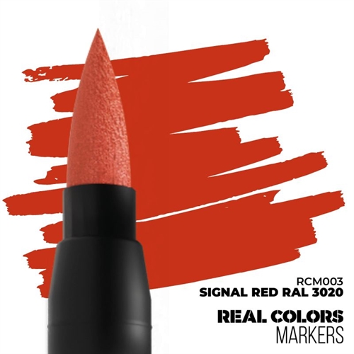 AK-RCM003 Patiniermarker, Signalrot RAL 3020