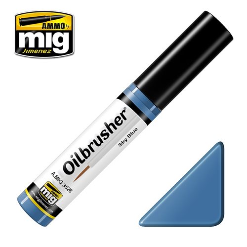 Munition von MIG 3528 Oilbrush HIMMELBLAU