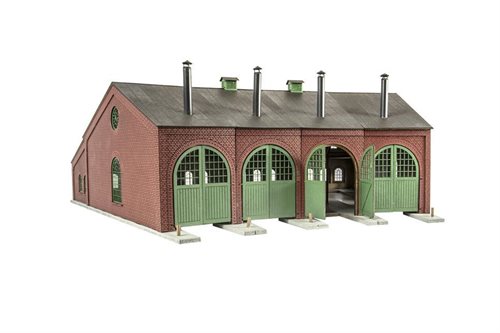 Hobbytrade 87240 3-Port-Schuppen, Laserschnitt, H0