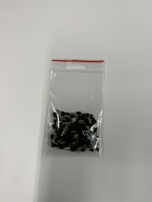  K8100 Endrohre, Schwarz, 1,5 mm2, 100 Stk