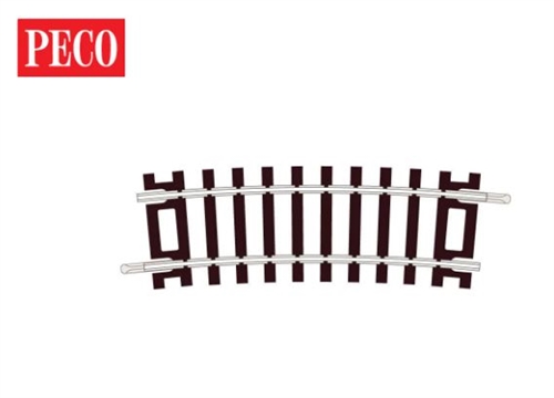 Peco ST-227 Nr. 2 Radius-Halbbogen, 438 mm, Code 100, H0