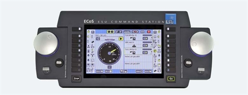ESU 50220 Command Station ECoS 2.5, 6A, 7" TFT-Bildschirm, kapazitiver Touch, MM/DCC/SX/M4, Stromversorgung 90-240V Euro, Leistung 15V-21V, 150W, DE-Handbuch