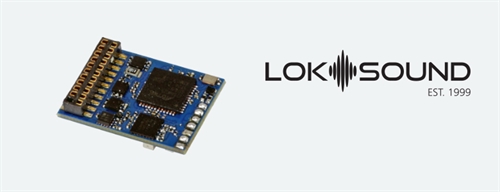 ESU 58210 LokSound 5 Fx-Decoder, DCC/MM/SX/M4 »Leerdecoder«, 8-polig NEM652, mit Lautsprecher 11x15mm