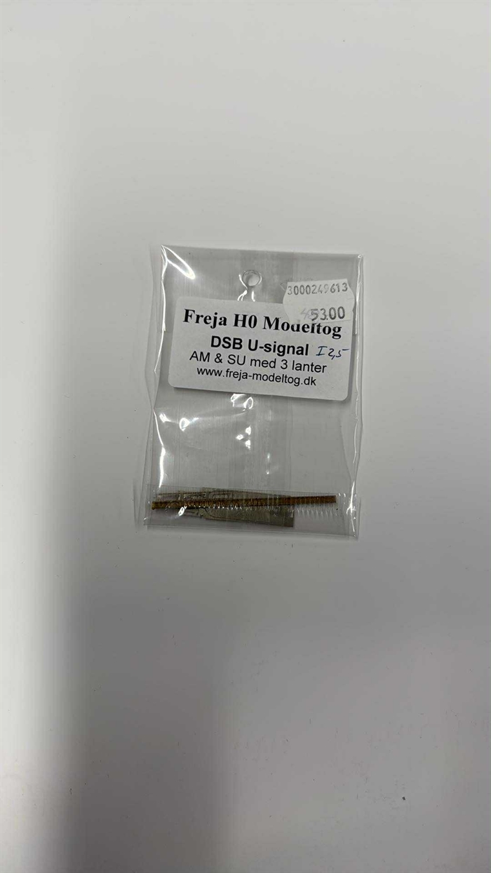  Freja Modelleisenbahn 010 DSB - Schilder, geätzt, 3-tlg. pro Satz. Schildgröße 2 x 4,4 mm, H0