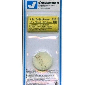 Viessmann 3553 3 Stück LED 16 V, 30mA, Ø 2,3 mm