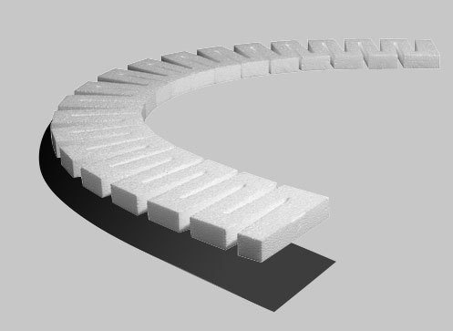 Woodland Scenics 1406 Flexible Straßengröße 1,27 x 6,35 x 60,9 cm