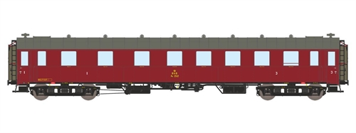 Dekas 876182 DSB AU 252 Personenwagen, ca. 1951-56, NEU 2025